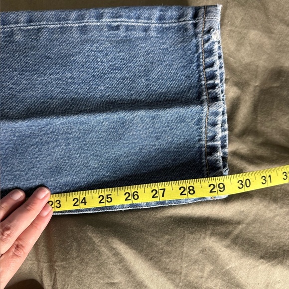 Vtg Ralph Lauren Jeans 31x31 100% Cotton Made In USA 90s Button Fly High Waist - Picture 14 of 15